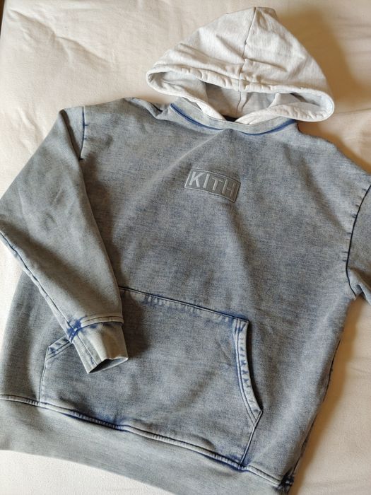 Kith Kith Williams II Two Tone Indigo Hoodie | Grailed