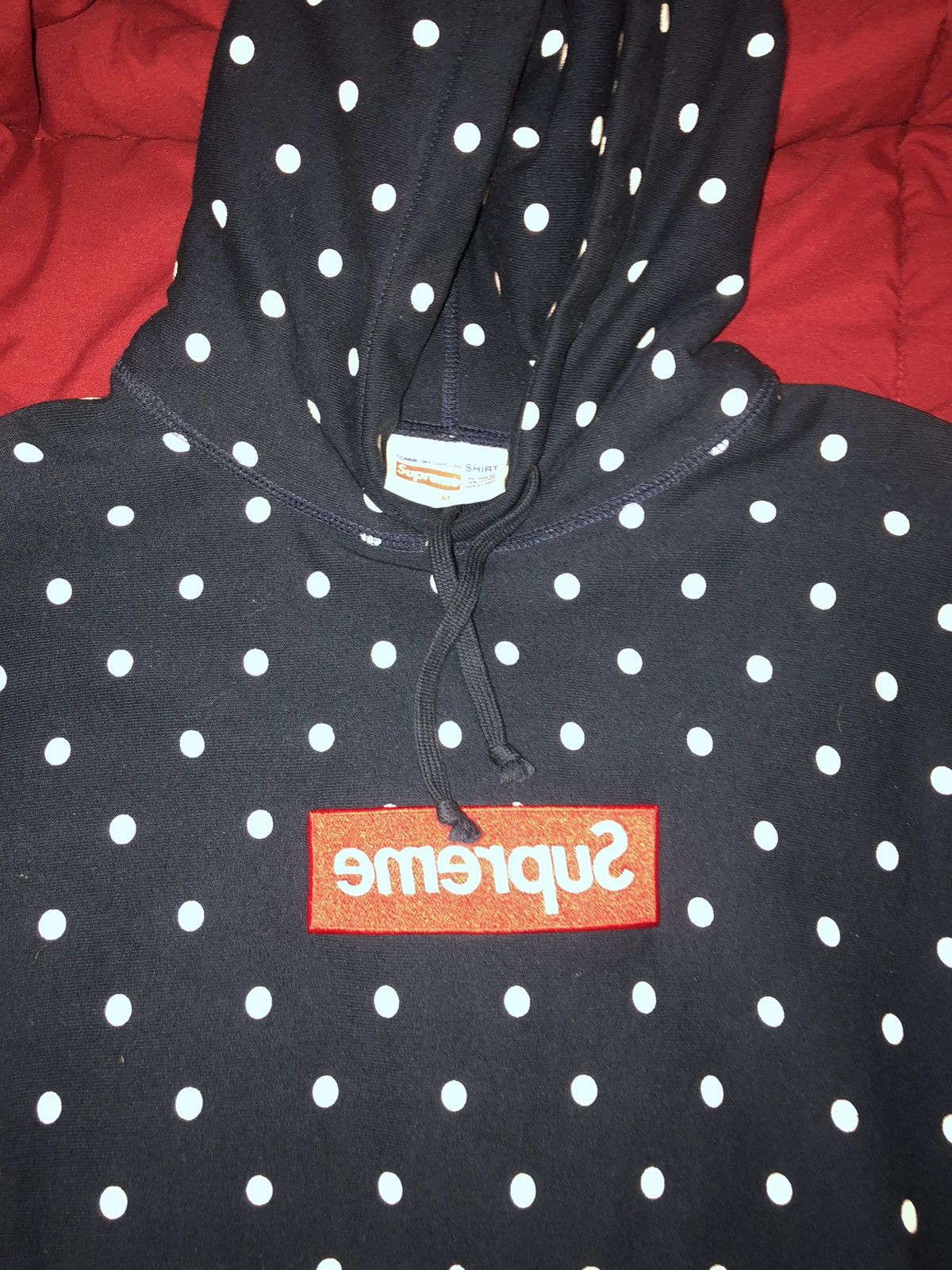 Supreme - Supreme X Comme Des Garçons Shirt Box Logo Polka Dot