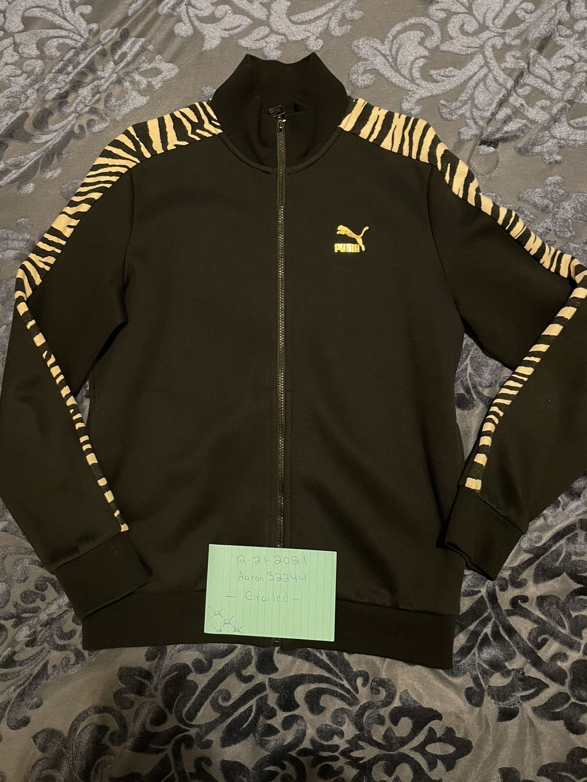 Puma zebra jacket hotsell