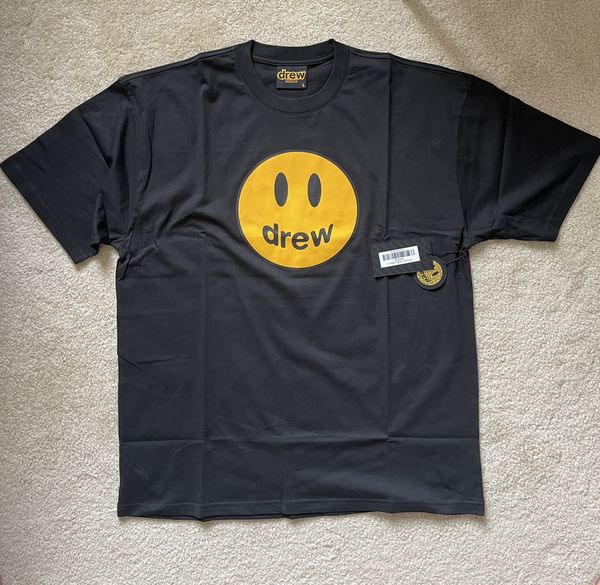 Drew House Authentic Drew Mascot T Shirt, Black, Size Large, Brand New