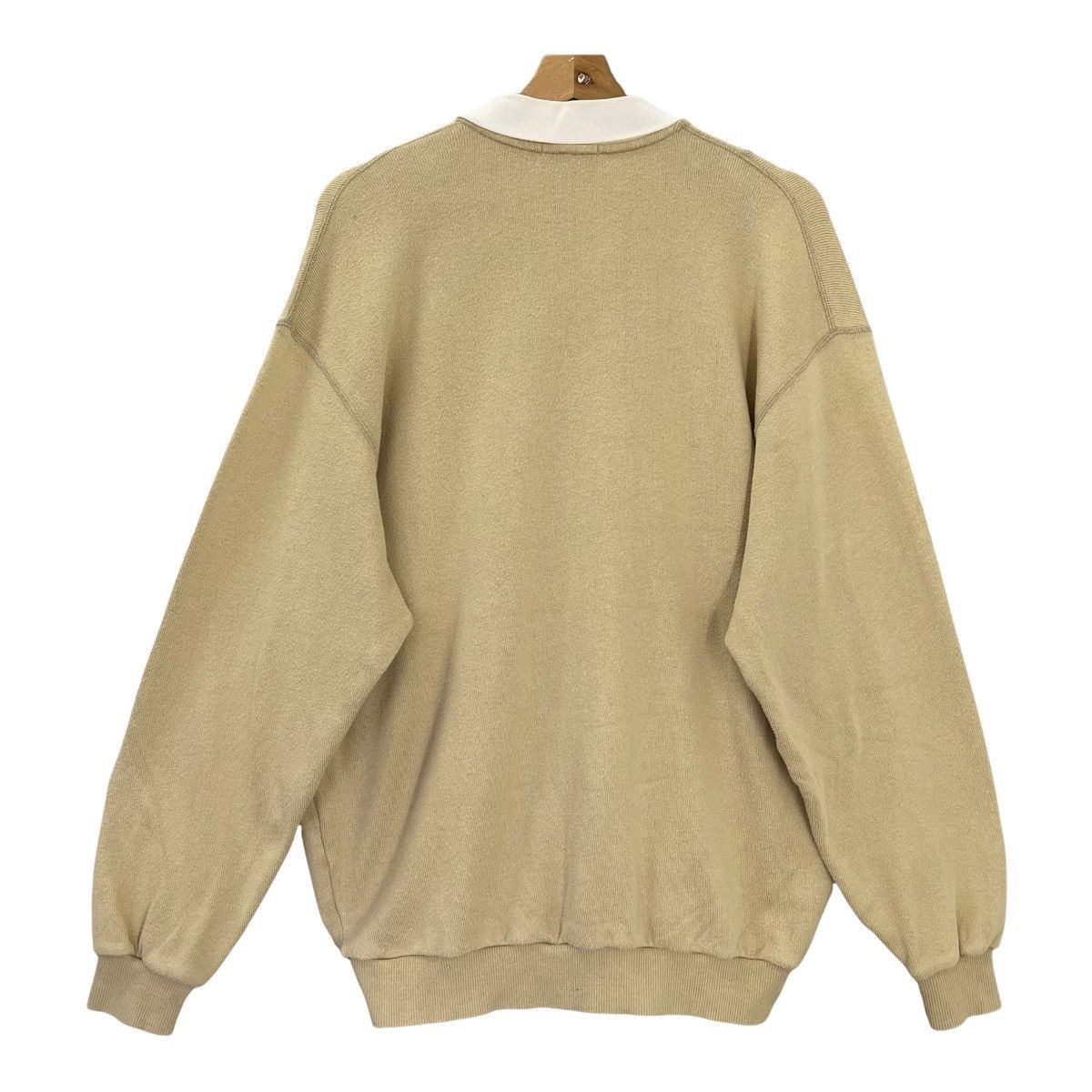 Issey Miyake × Japanese Brand Vintage Adabat Big Logo Embroidered Collar Sweatshirt Size L Size US L / EU 52-54 / 3 - 7 Thumbnail