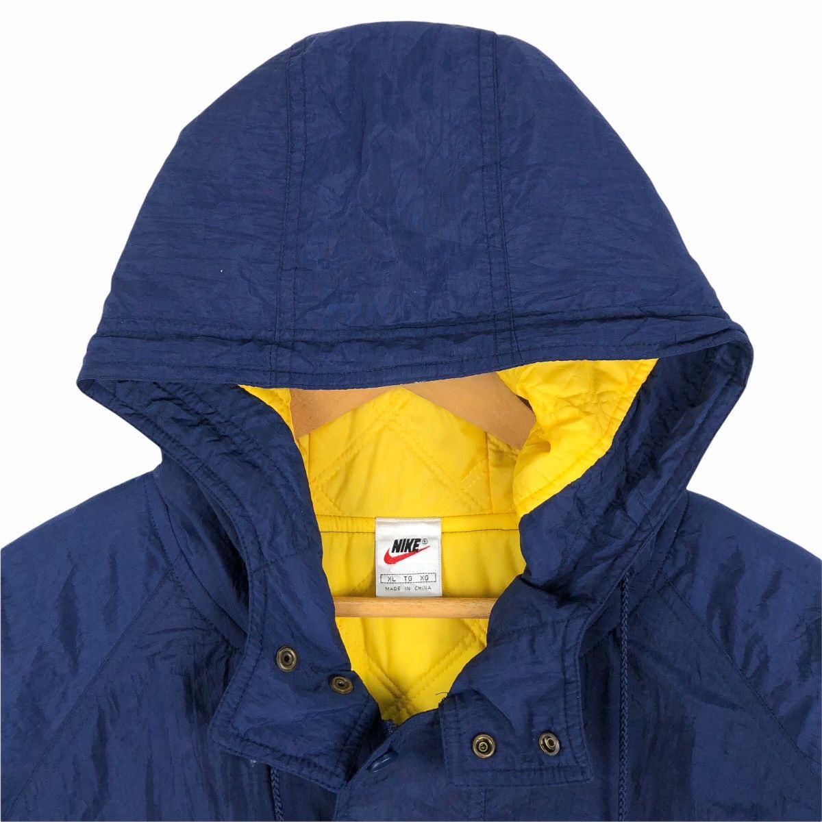 Nike Vintage 90s Nike Swoosh Winter Jacket Big Logo Embroidery Size US XXL / EU 58 / 5 - 8 Thumbnail
