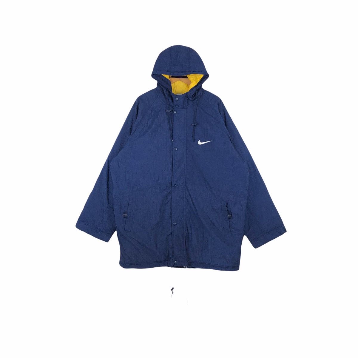Nike Vintage 90s Nike Swoosh Winter Jacket Big Logo Embroidery Size US XXL / EU 58 / 5 - 3 Thumbnail