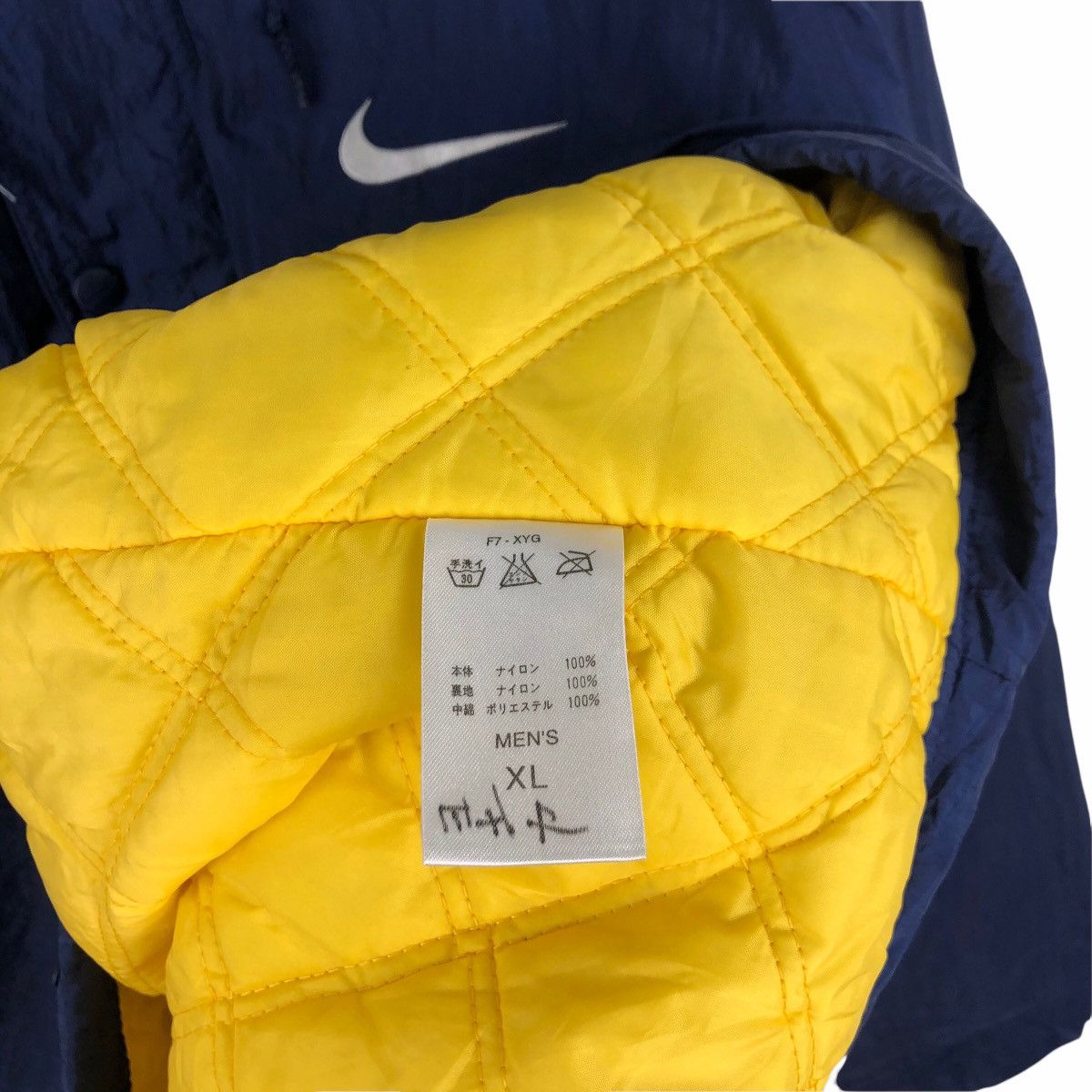 Nike Vintage 90s Nike Swoosh Winter Jacket Big Logo Embroidery Size US XXL / EU 58 / 5 - 10 Thumbnail