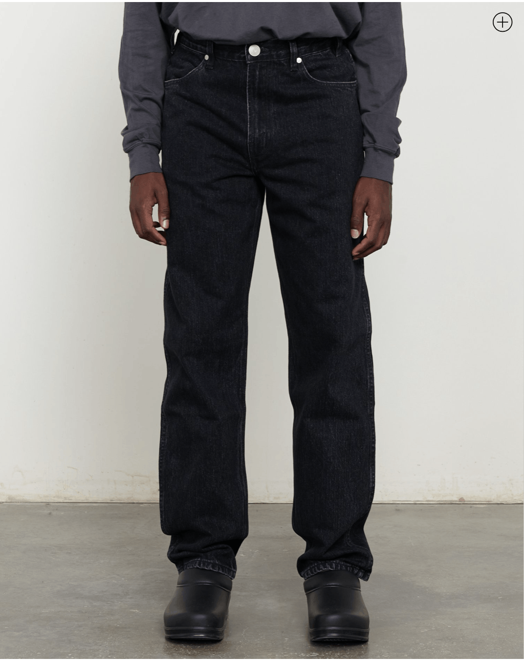 Paa FOUR POCKET DENIM JEAN BLACK WASH | Grailed