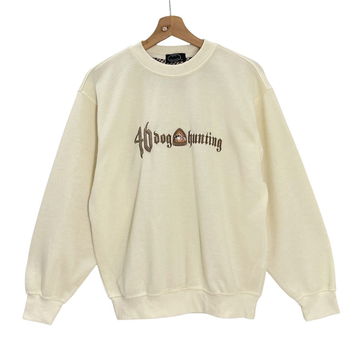 Japanese Brand 46 Dog Hunting Printed Big Logo Crewneck Sweatshirt Size M Size US M / EU 48-50 / 2 - 3 Thumbnail