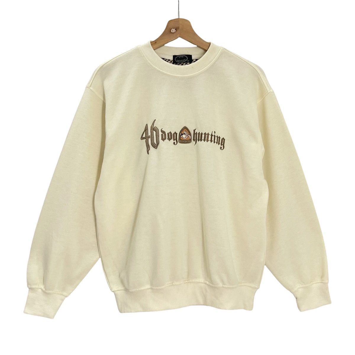Japanese Brand 46 Dog Hunting Printed Big Logo Crewneck Sweatshirt Size M Size US M / EU 48-50 / 2 - 1 Thumbnail