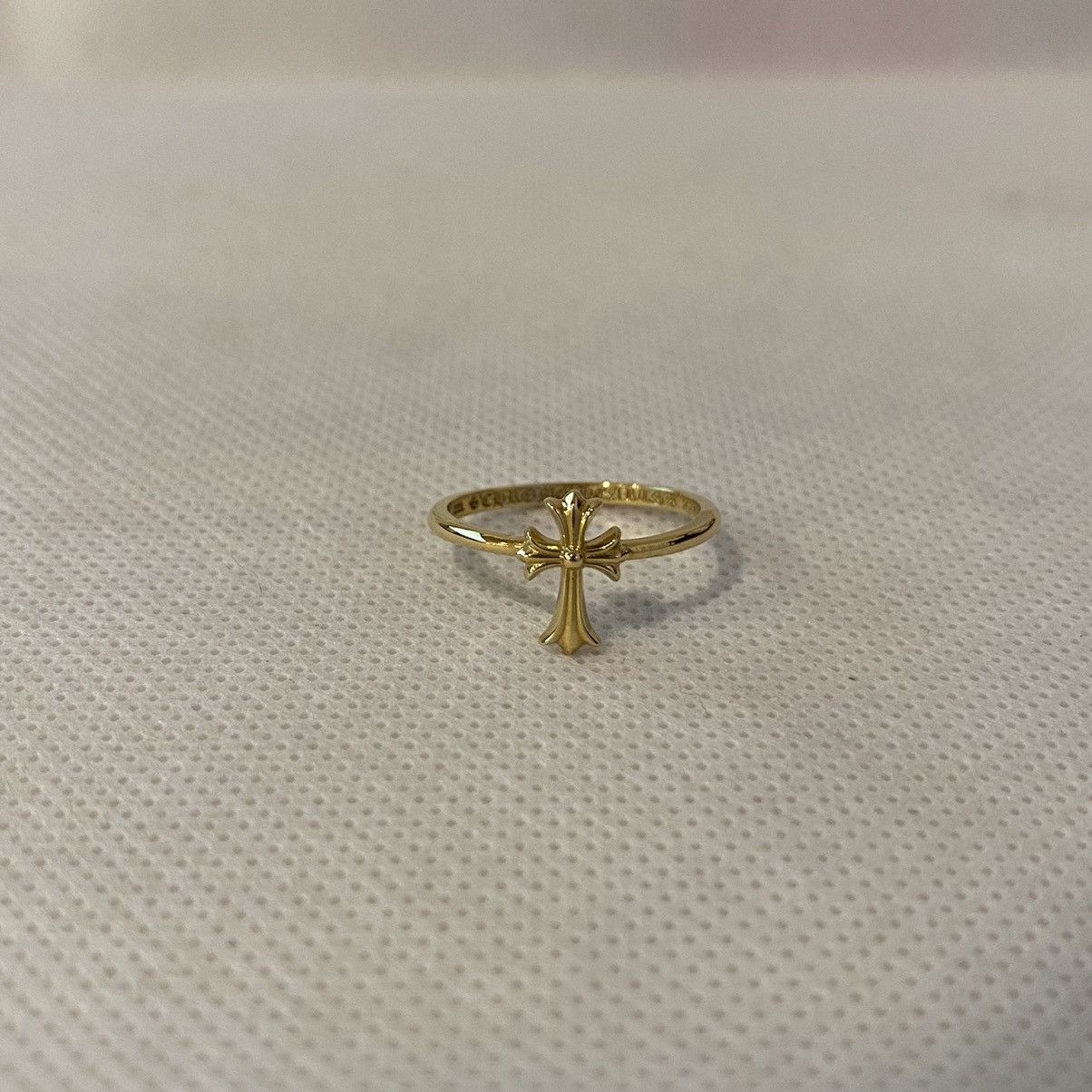 22k Cross Bubblegum Ring