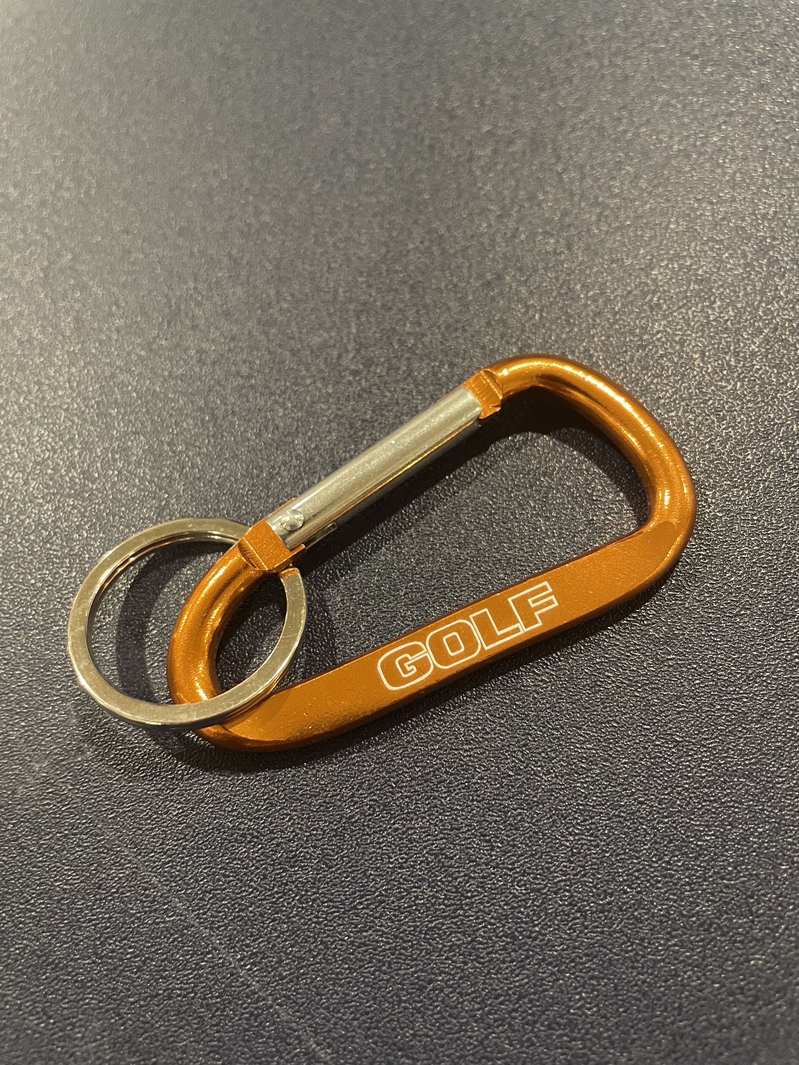 Golf Wang Golf Wang Carabiner - Orange Size ONE SIZE - 1 Preview