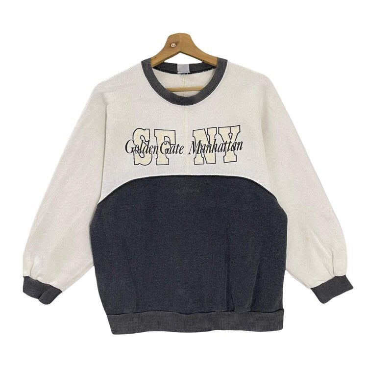 Japanese Brand 90’s Asics Golden Gate Manhattan Crewneck Sweatshirt Size M Size US M / EU 48-50 / 2 - 3 Thumbnail