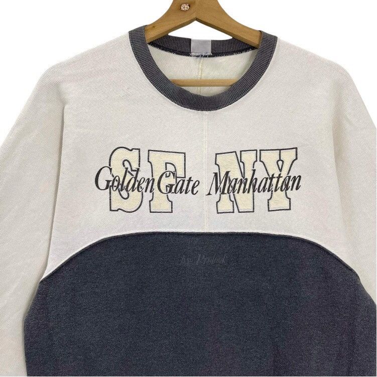Japanese Brand 90’s Asics Golden Gate Manhattan Crewneck Sweatshirt Size M Size US M / EU 48-50 / 2 - 5 Thumbnail