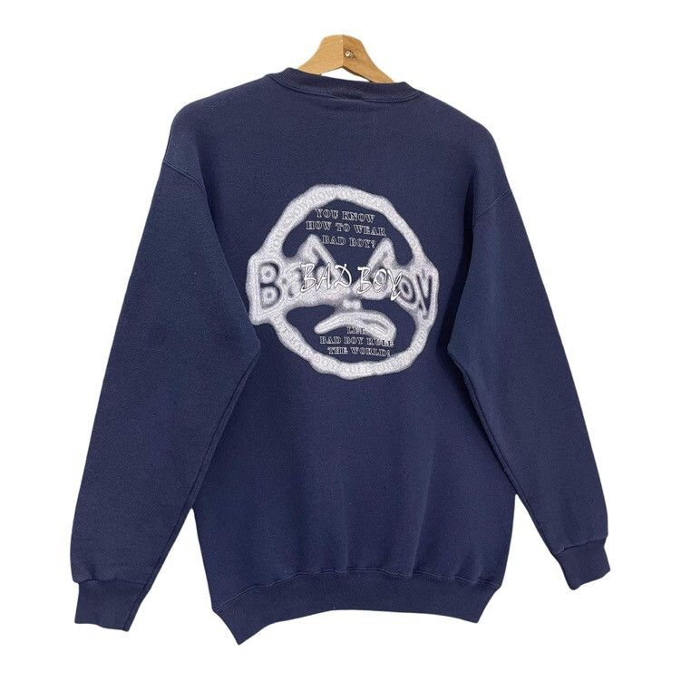 Japanese Brand Vintage 90s Bad Boy Big Logo Crewneck Sweatshirt Size M Size US M / EU 48-50 / 2 - 2 Thumbnail