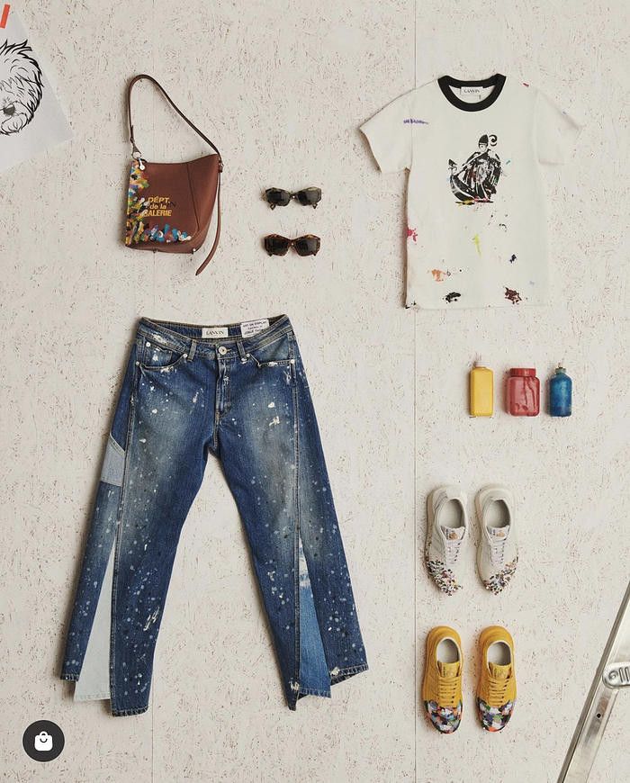 Gallery Dept x Lanvin Twist Leg Denim