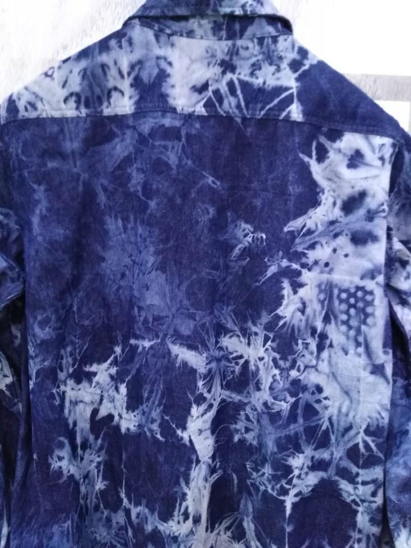Japanese Brand Diviner Reckless Life Chambray Acid Wash Button ups Shirt Size US M / EU 48-50 / 2 - 6 Thumbnail