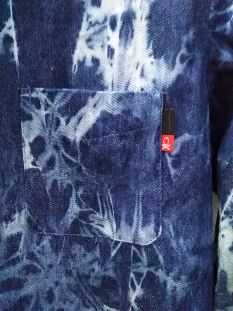 Japanese Brand Diviner Reckless Life Chambray Acid Wash Button ups Shirt Size US M / EU 48-50 / 2 - 3 Thumbnail