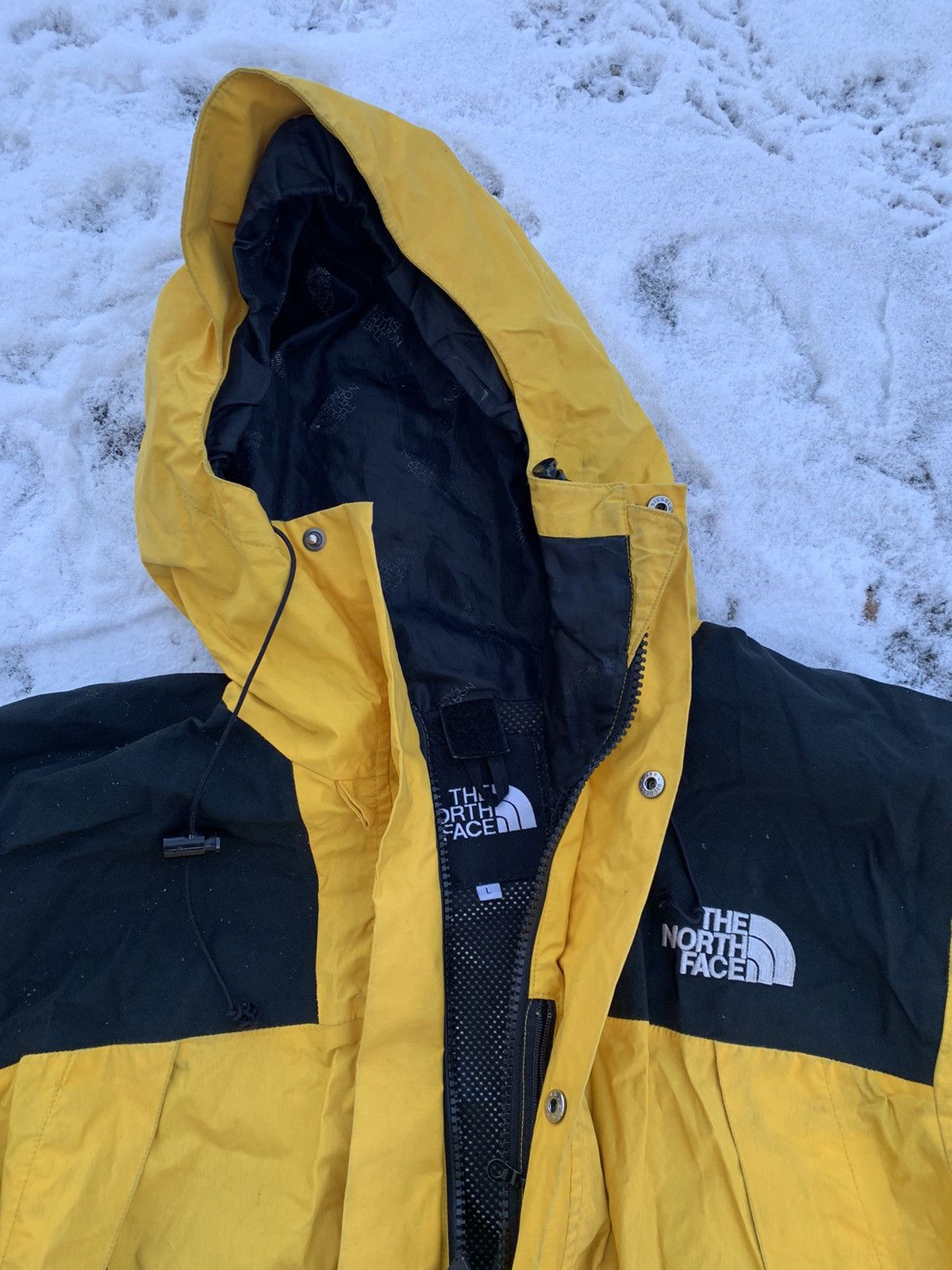 The North Face × Vintage The North Face vintage mountain jacket gore tex yellow Size US L / EU 52-54 / 3 - 9 Thumbnail