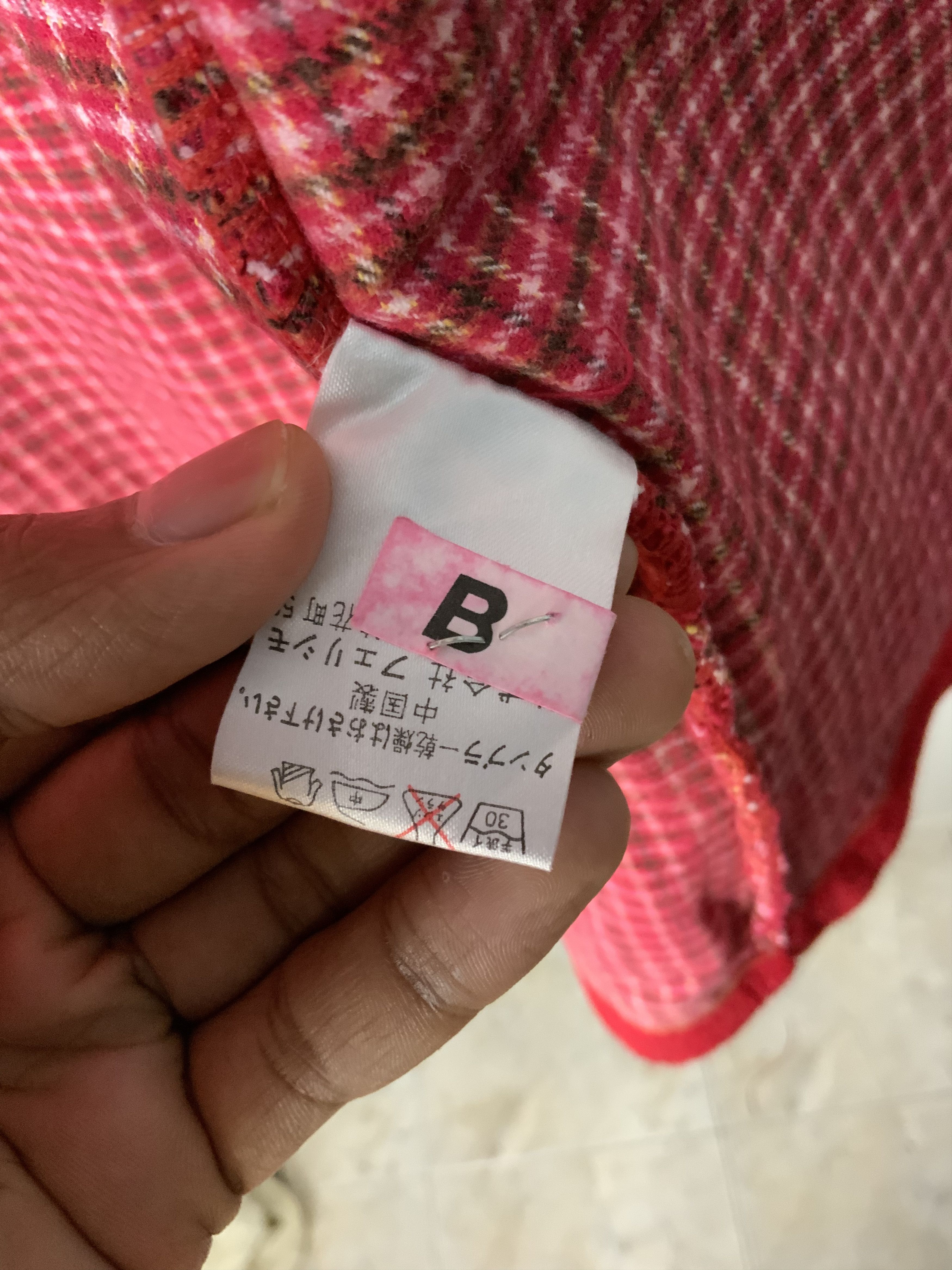 Japanese Brand Check Blitz Mohair Fur Winter Archive Light Jacket Size US L / EU 52-54 / 3 - 10 Thumbnail