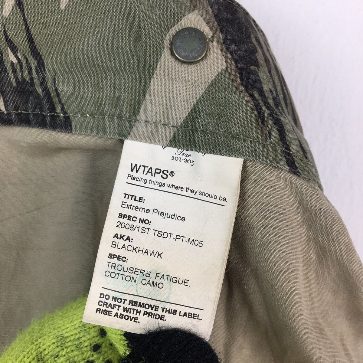 WTAPS JUNGLE LS 2008 EXTREME PREJUDICE WTAPS Clothing for Men for