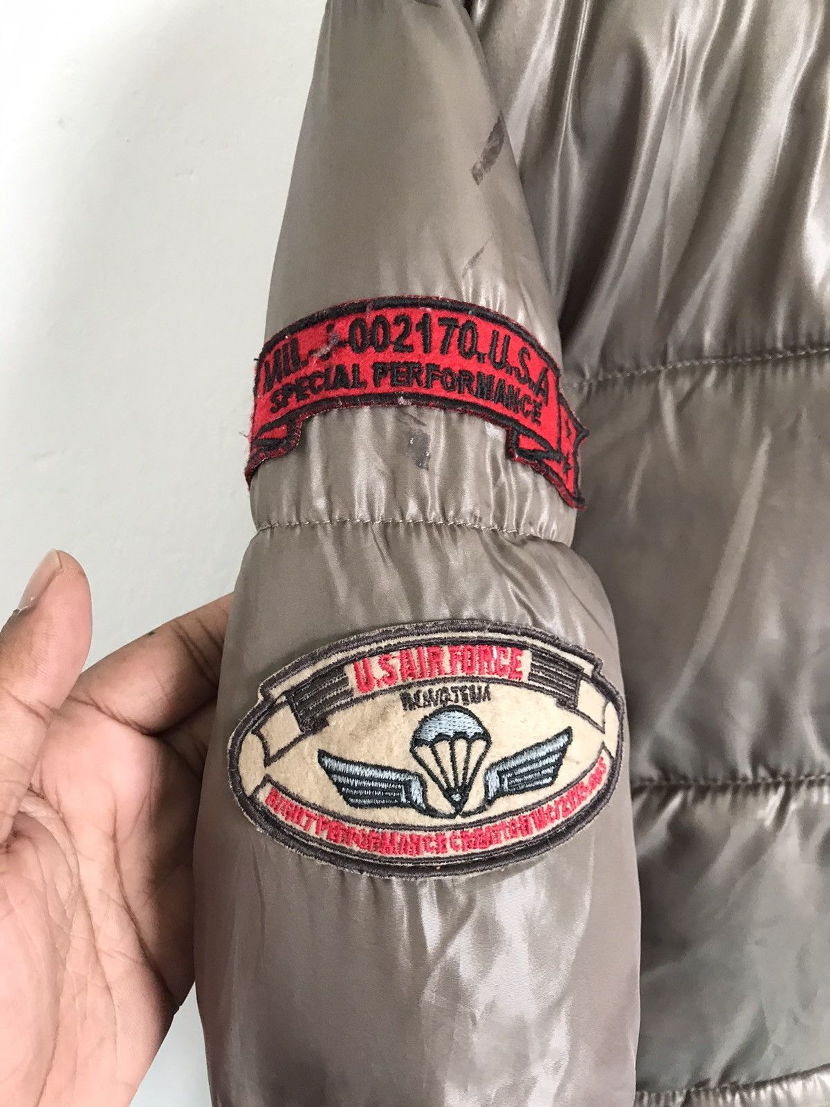 Alpha Industries Vintage Grow Sord Military Puffer Patch Jacket Size US M / EU 48-50 / 2 - 4 Thumbnail