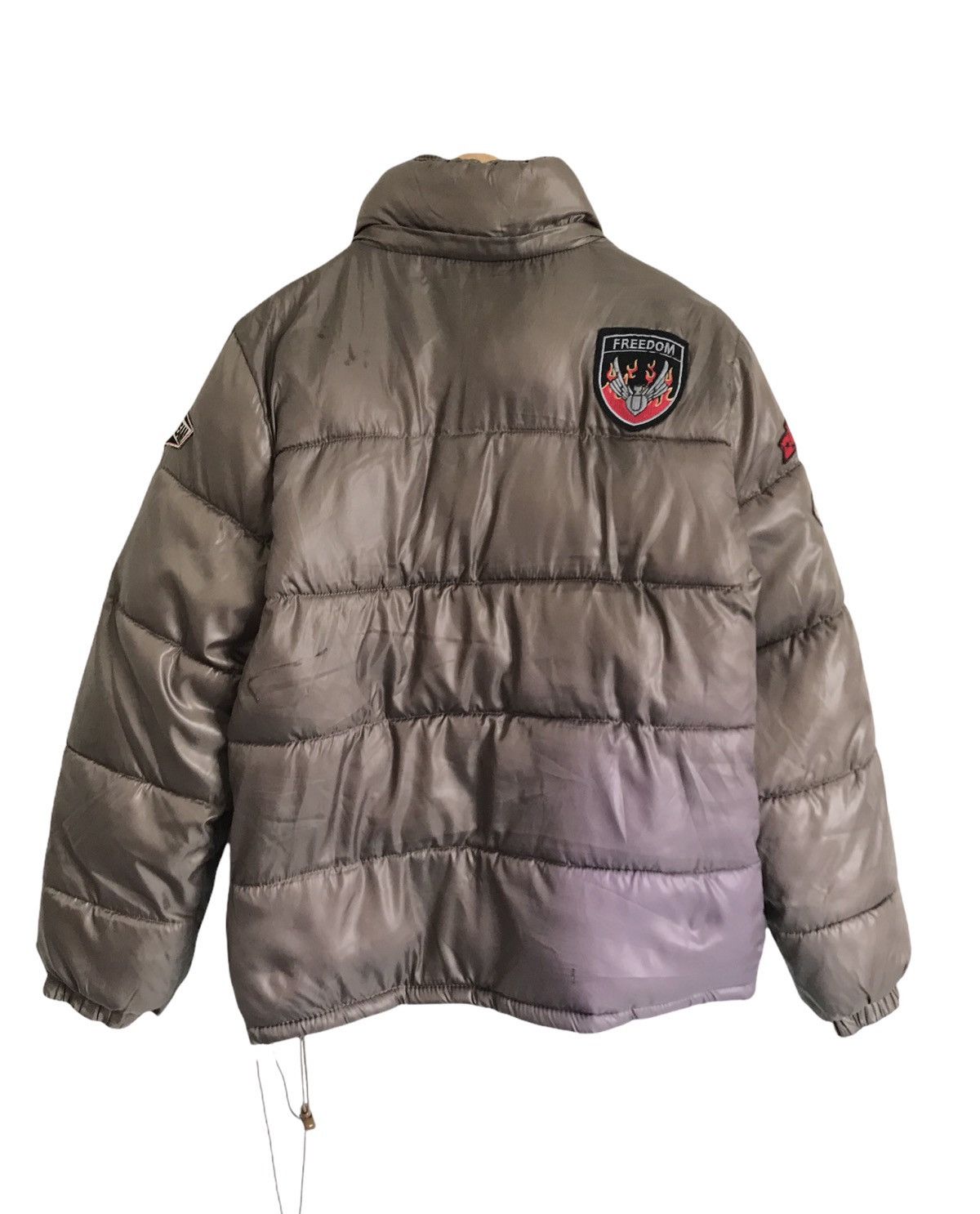 Alpha Industries Vintage Grow Sord Military Puffer Patch Jacket Size US M / EU 48-50 / 2 - 2 Thumbnail