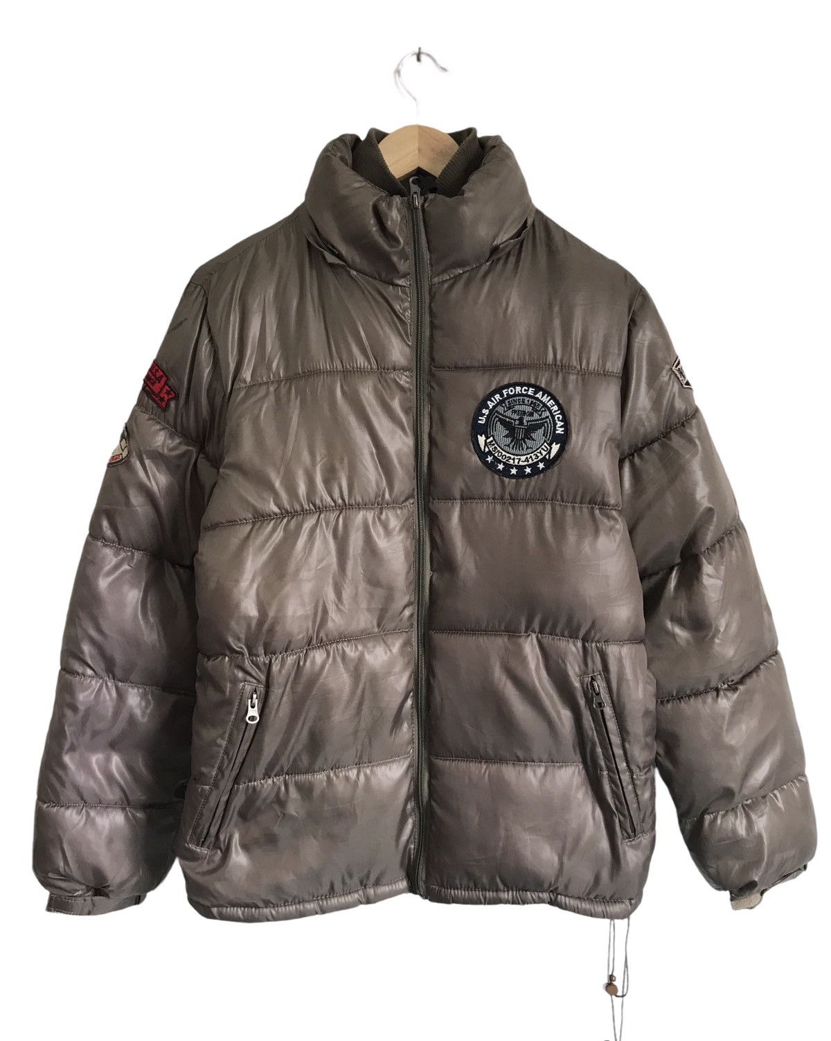 Alpha Industries Vintage Grow Sord Military Puffer Patch Jacket Size US M / EU 48-50 / 2 - 1 Thumbnail