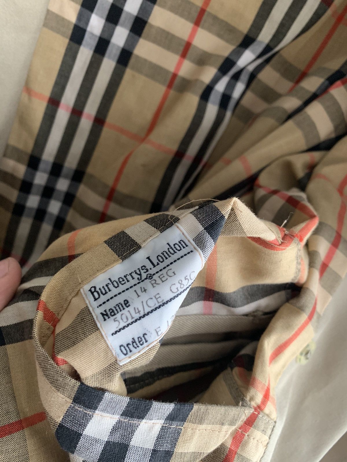 Burberry × Vintage Burberrys check woman vintage trench coat Size US L / EU 52-54 / 3 - 11 Thumbnail
