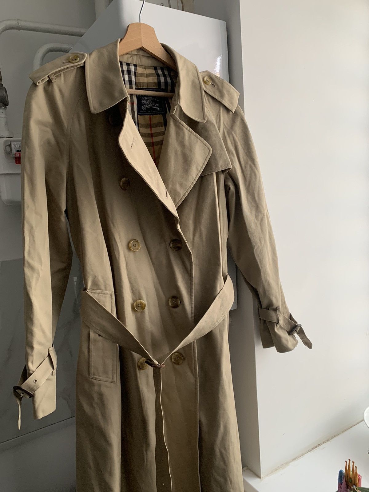 Burberry × Vintage Burberrys check woman vintage trench coat Size US L / EU 52-54 / 3 - 3 Thumbnail