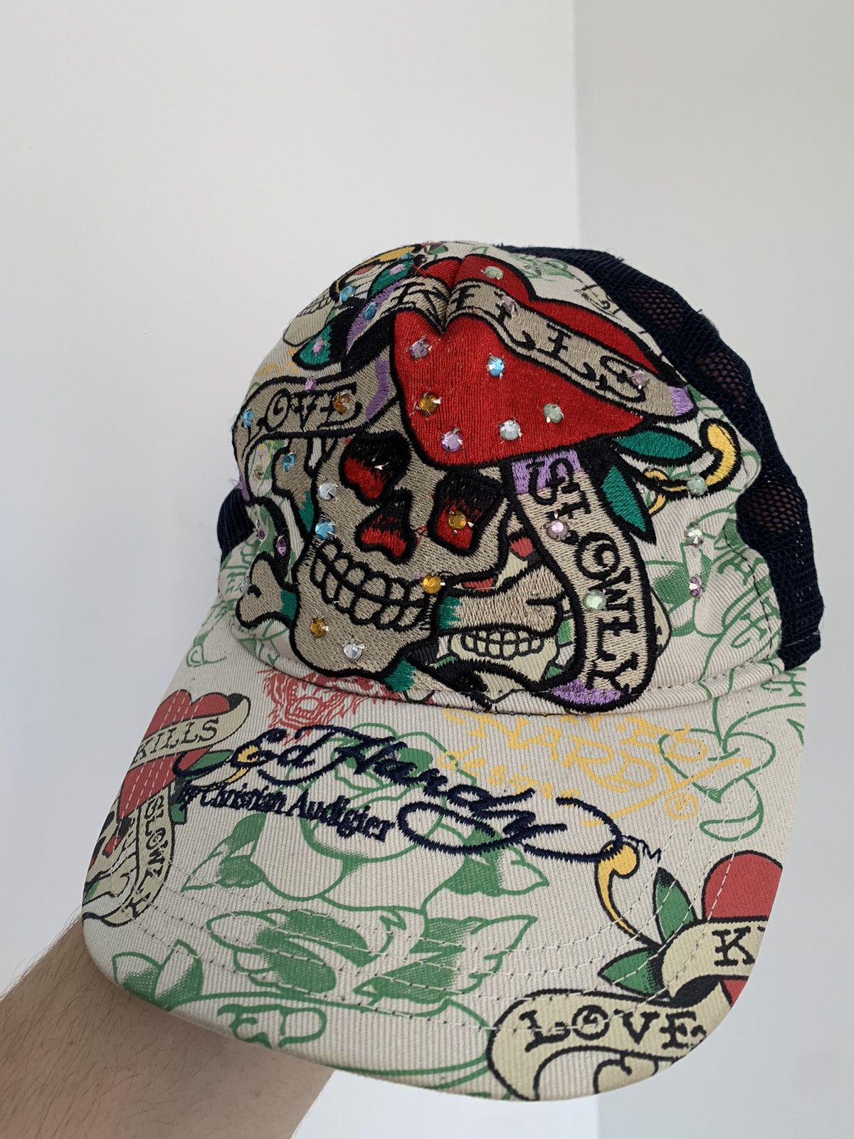 Christian Audigier Ed Hardy By Christian Audigier love kills slowly trucket cap Size ONE SIZE - 6 Thumbnail
