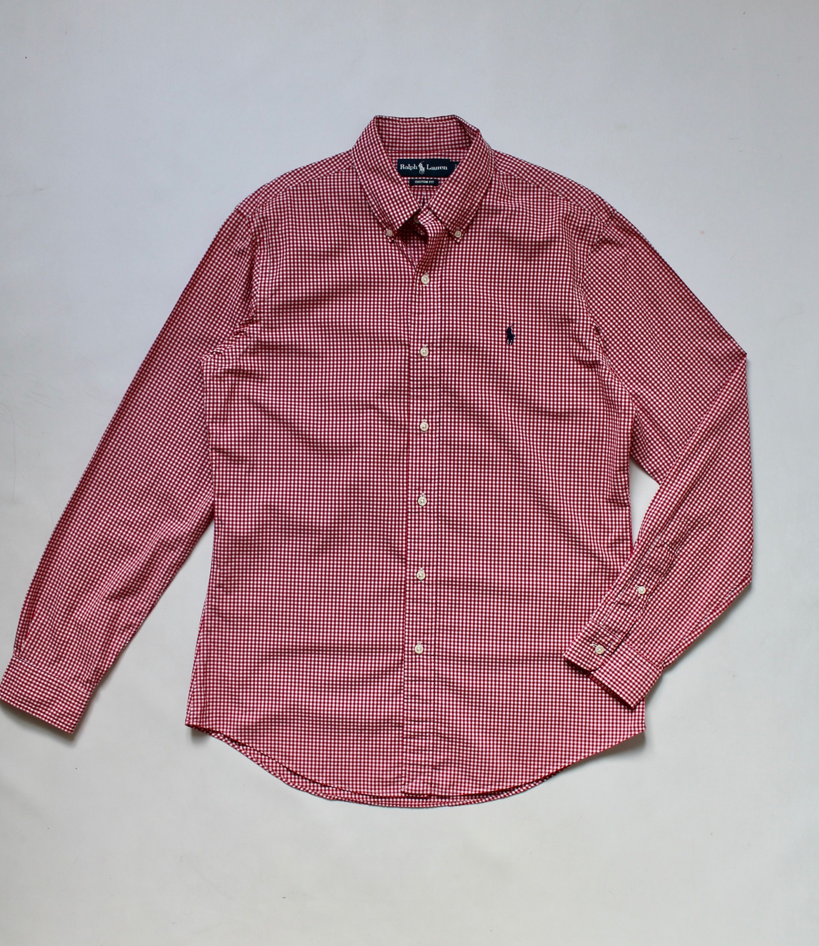 Polo Ralph Lauren Ralph Lauren Vintage Check Shirt Red / White Size M Size US M / EU 48-50 / 2 - 9 Thumbnail