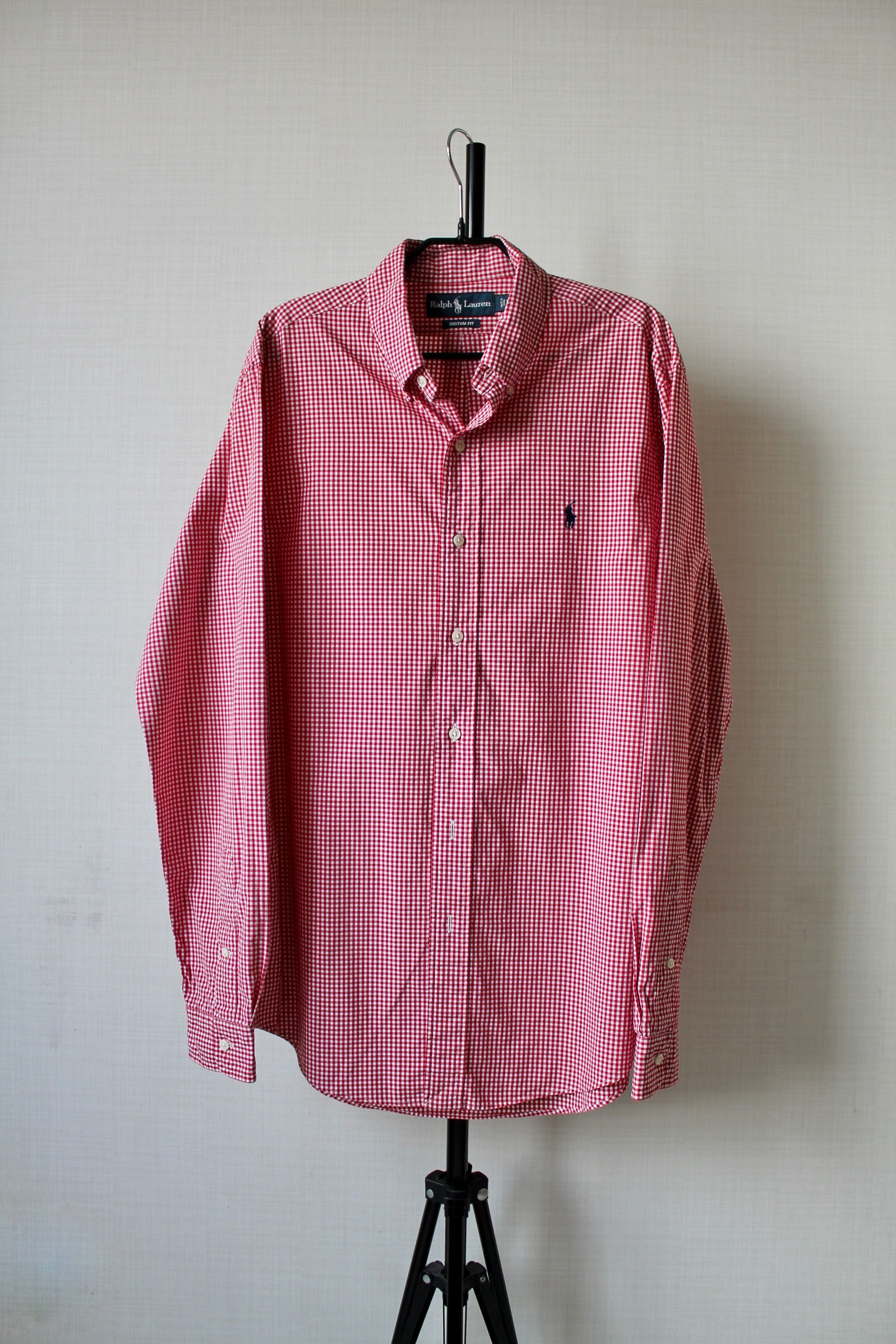 Polo Ralph Lauren Ralph Lauren Vintage Check Shirt Red / White Size M Size US M / EU 48-50 / 2 - 2 Thumbnail