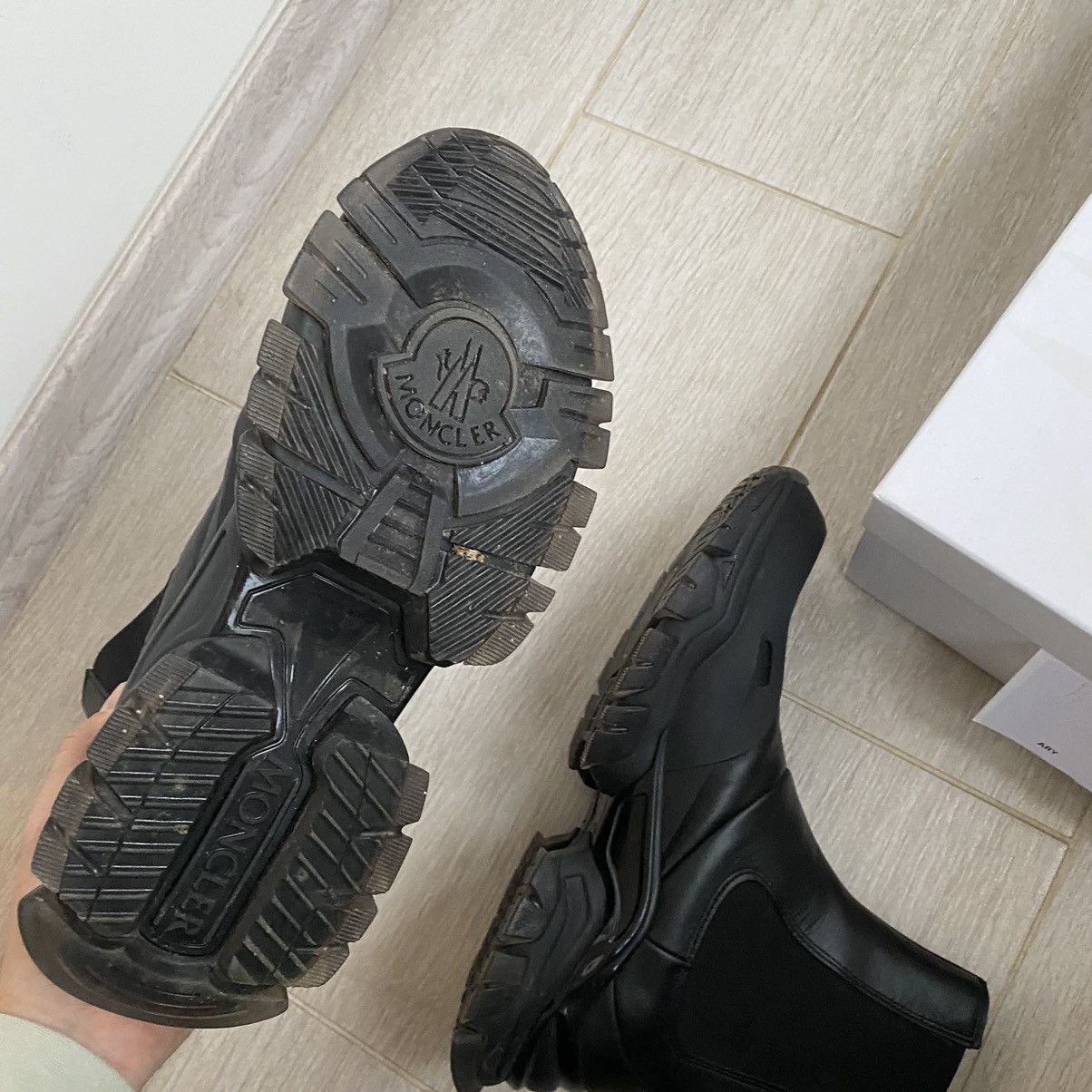 1017 ALYX 9SM × Alyx × Moncler Moncler x Alyx Ary Leather Ankle Boots Size US 10 / EU 43 - 5 Thumbnail