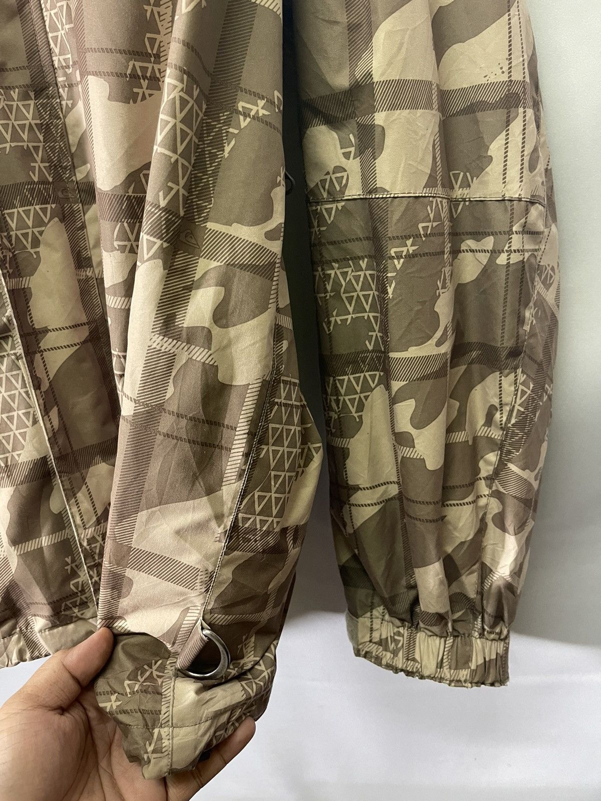 Quicksilver × Vintage VINTAGE QUICKSILVER CAMO HOODIE JACKET Size US L / EU 52-54 / 3 - 6 Thumbnail