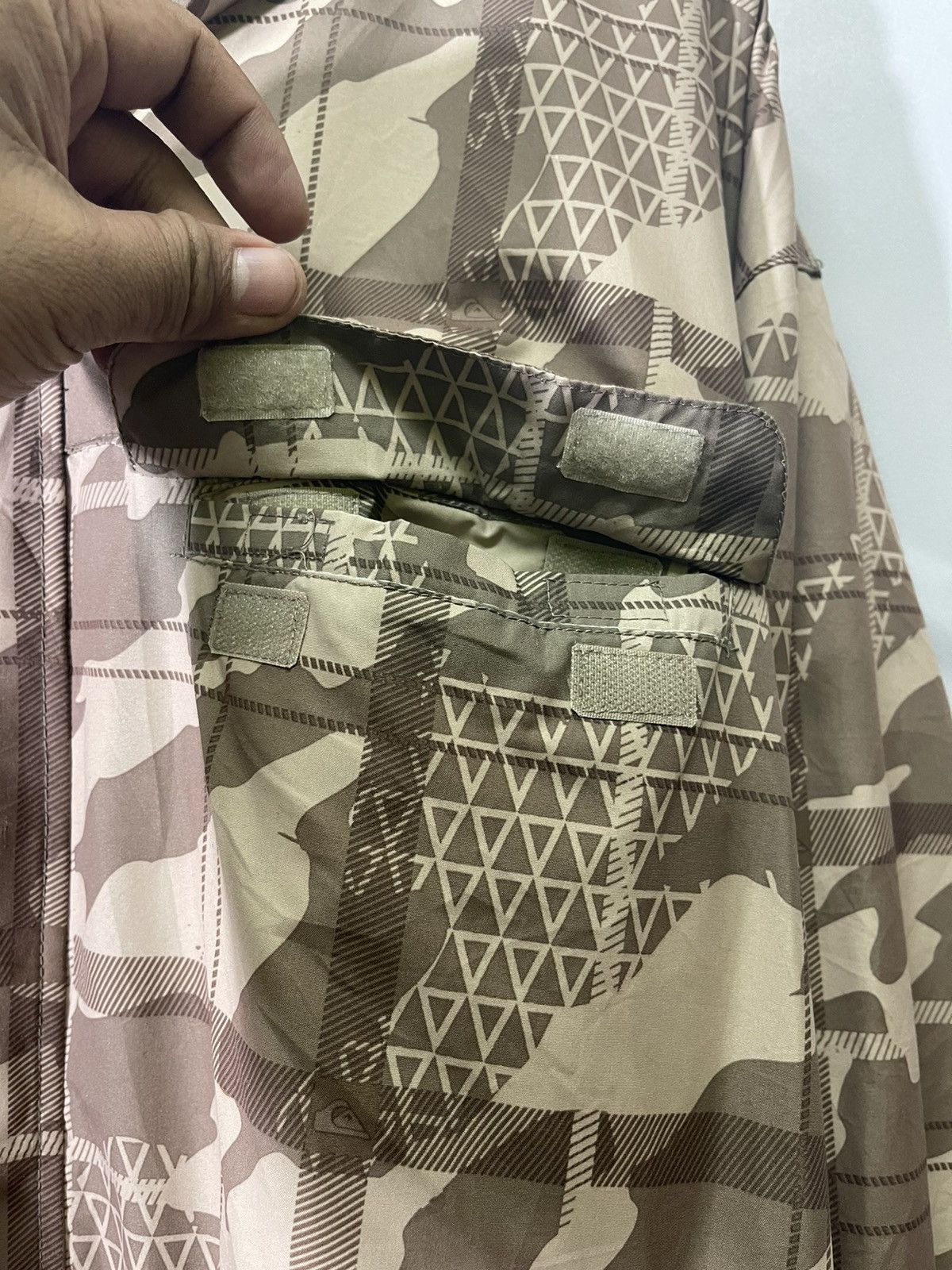 Quicksilver × Vintage VINTAGE QUICKSILVER CAMO HOODIE JACKET Size US L / EU 52-54 / 3 - 5 Thumbnail