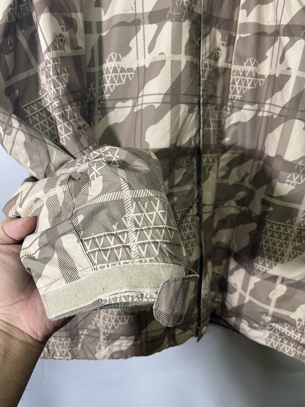 Quicksilver × Vintage VINTAGE QUICKSILVER CAMO HOODIE JACKET Size US L / EU 52-54 / 3 - 7 Thumbnail