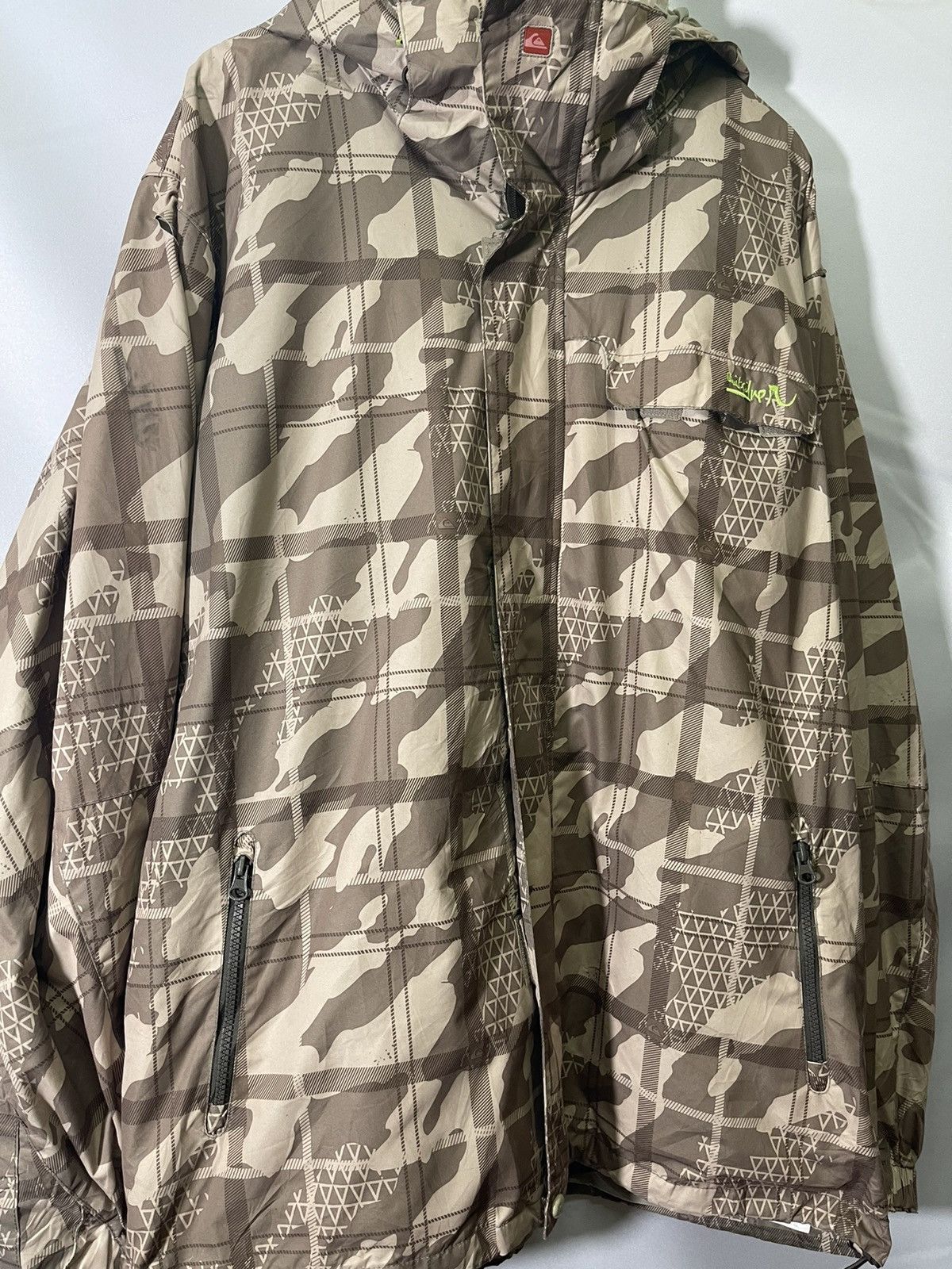 Quicksilver × Vintage VINTAGE QUICKSILVER CAMO HOODIE JACKET Size US L / EU 52-54 / 3 - 3 Thumbnail