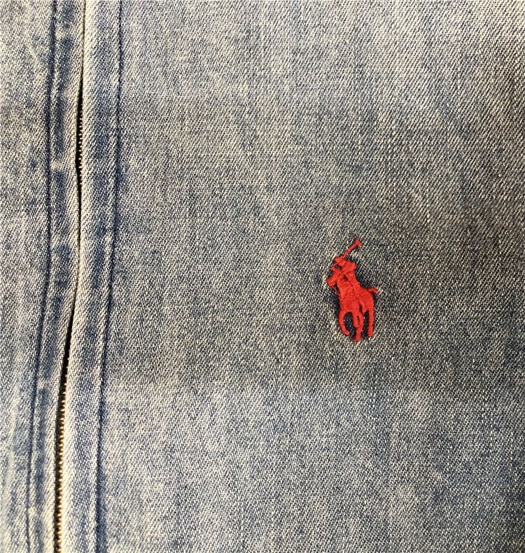 Polo Ralph Lauren × Ralph Lauren Polo Ralph Lauren Bear Drizzler Denim Jacket Size US M / EU 48-50 / 2 - 6 Thumbnail