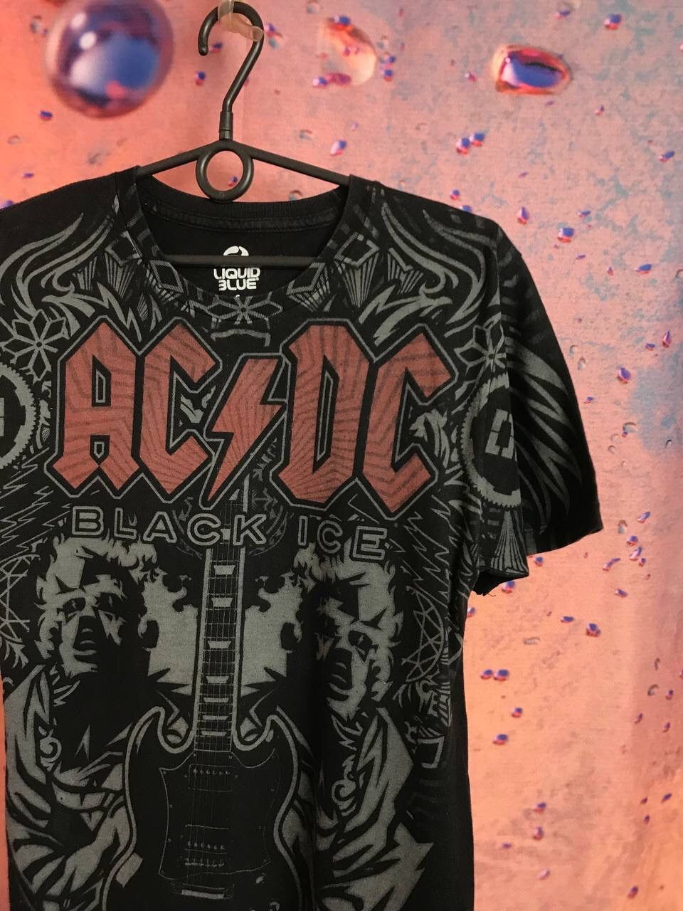 Vintage Vintage Ac Dc Liquid Blue band rock tee | Grailed