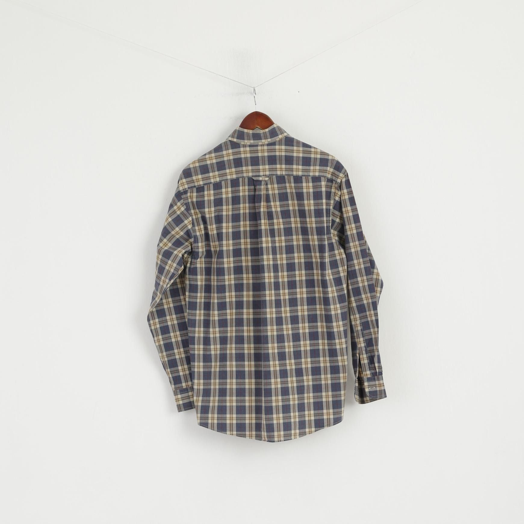 Gant Gant Men M Casual Shirt Blue Check Sport Fit 6321 Size US M / EU 48-50 / 2 - 7 Thumbnail