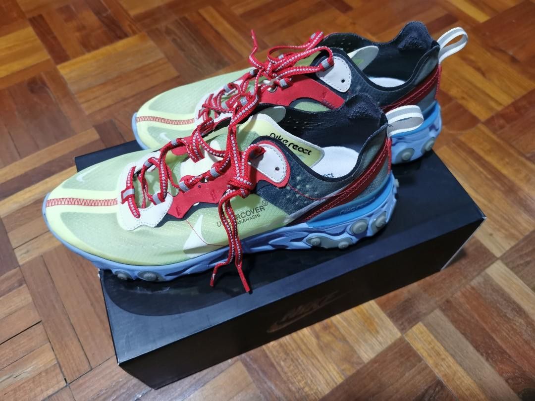 Nike × Undercover Nike React 87 Undercover Volt Size US 9 / EU 42 - 2 Thumbnail