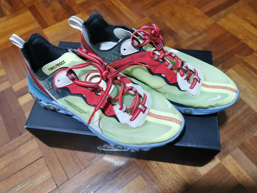 Nike × Undercover Nike React 87 Undercover Volt Size US 9 / EU 42 - 1 Thumbnail