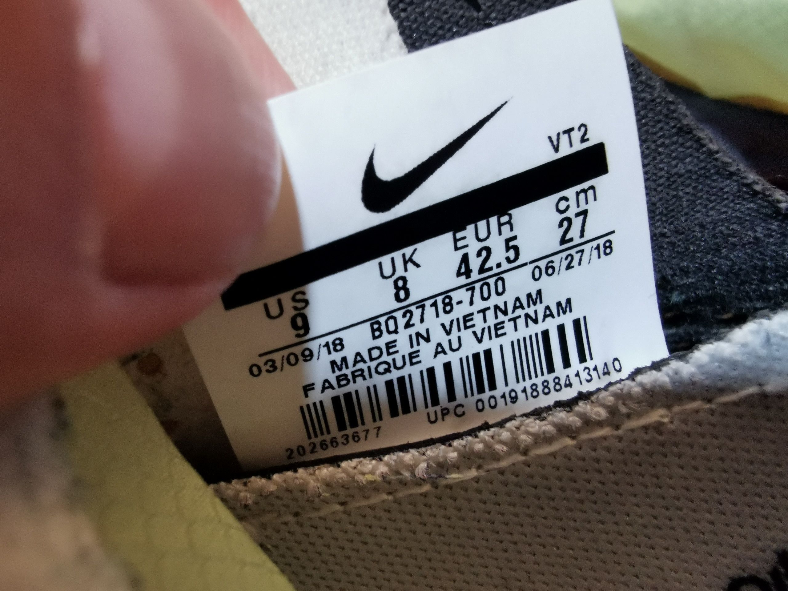 Nike × Undercover Nike React 87 Undercover Volt Size US 9 / EU 42 - 6 Thumbnail