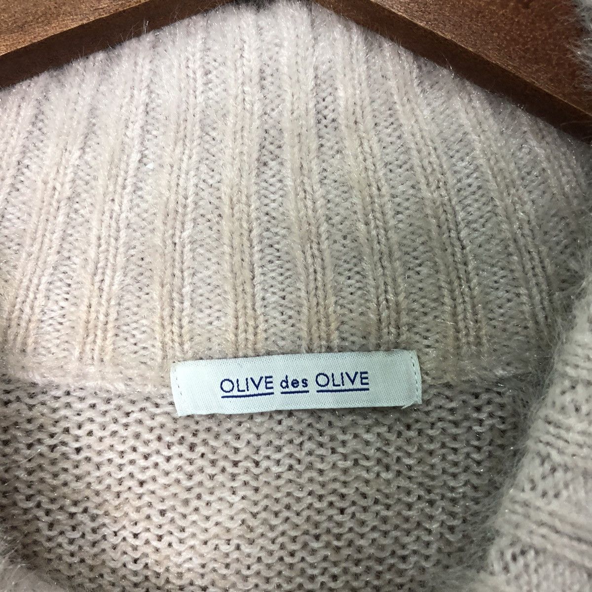 Aran Isles Knitwear Olive Des Olive Shag Shaggy fur mohair knitwear #6407 Size US M / EU 48-50 / 2 - 6 Thumbnail
