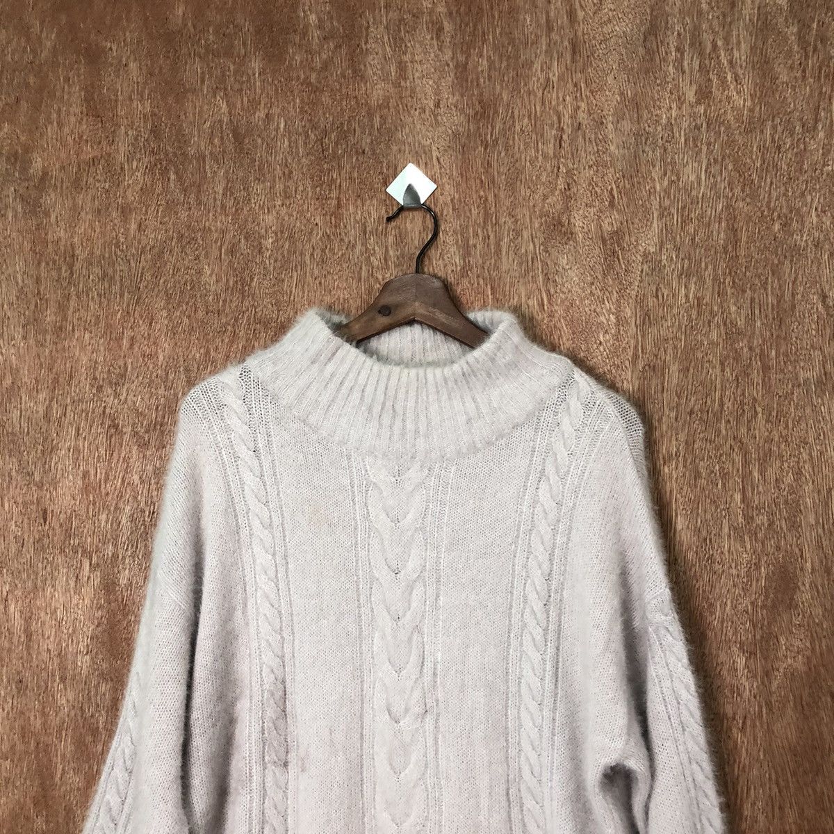 Aran Isles Knitwear Olive Des Olive Shag Shaggy fur mohair knitwear #6407 Size US M / EU 48-50 / 2 - 2 Thumbnail