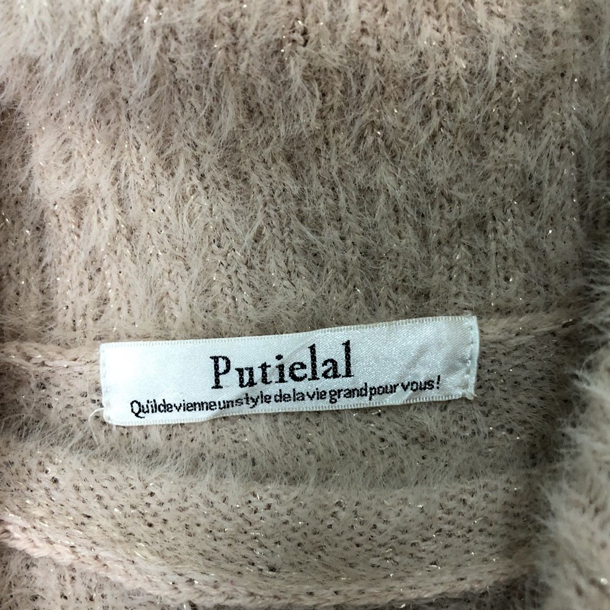 Homespun Knitwear Putielal Shag Shaggy Fur Mohair Knitwear #6444 Size US M / EU 48-50 / 2 - 4 Thumbnail