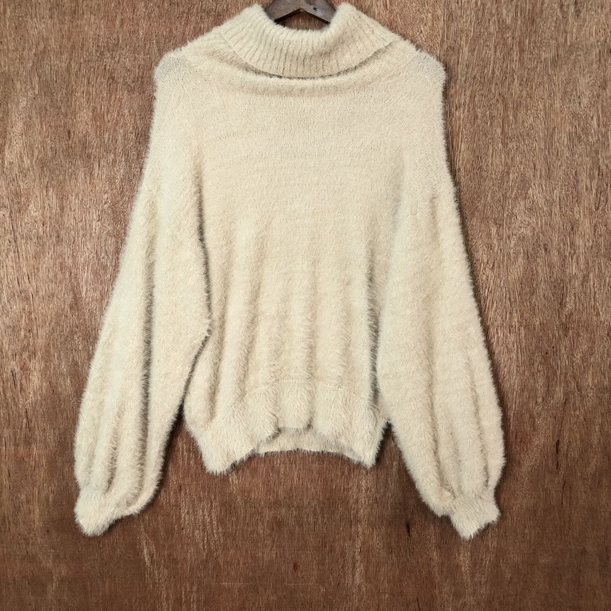 Homespun Knitwear Putielal Shag Shaggy Fur Mohair Knitwear #6444 Size US M / EU 48-50 / 2 - 3 Thumbnail