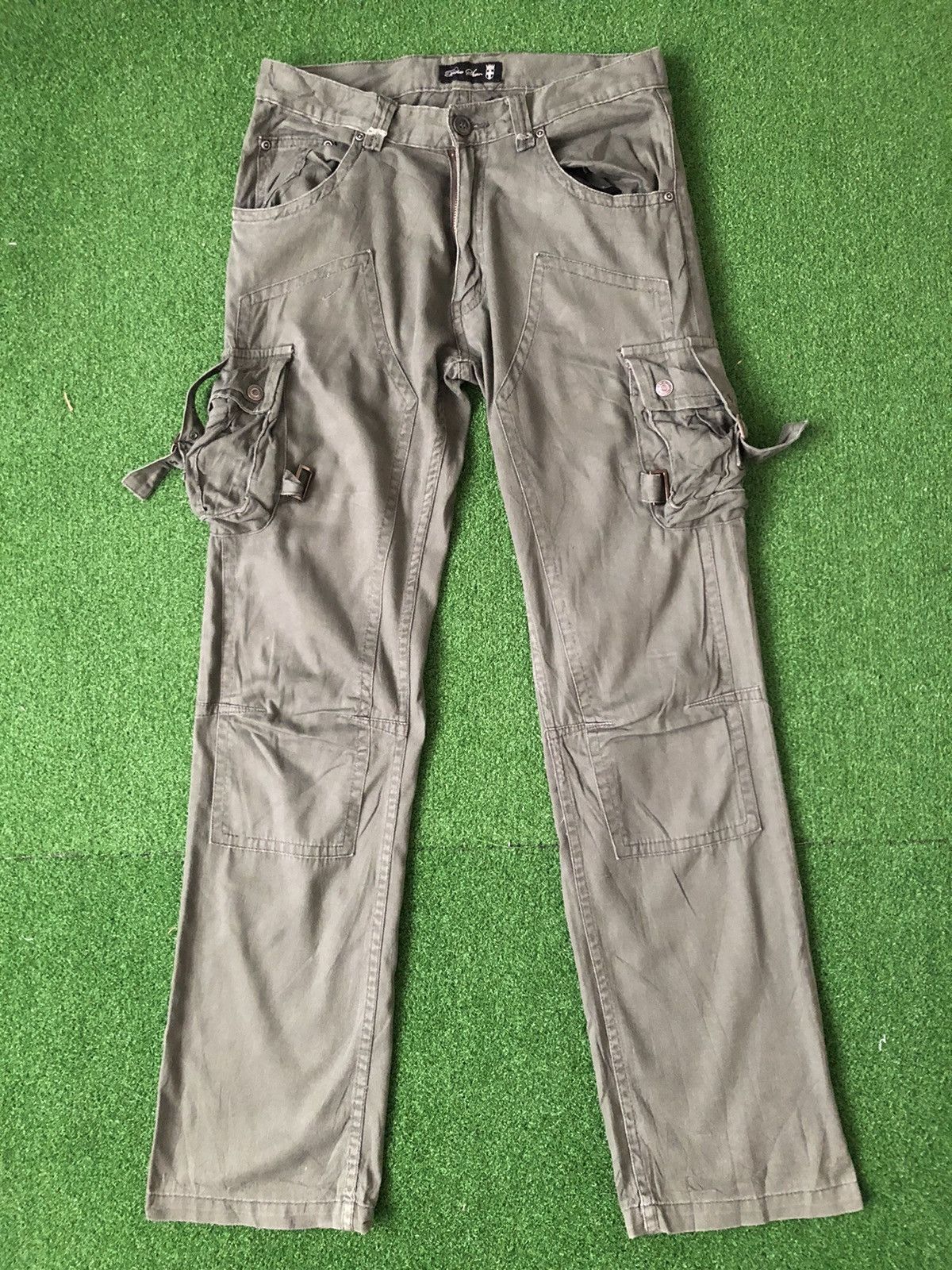 Japanese Brand Vintage Bike star Bondage Cargo Pants Size US 31 - 1 Thumbnail
