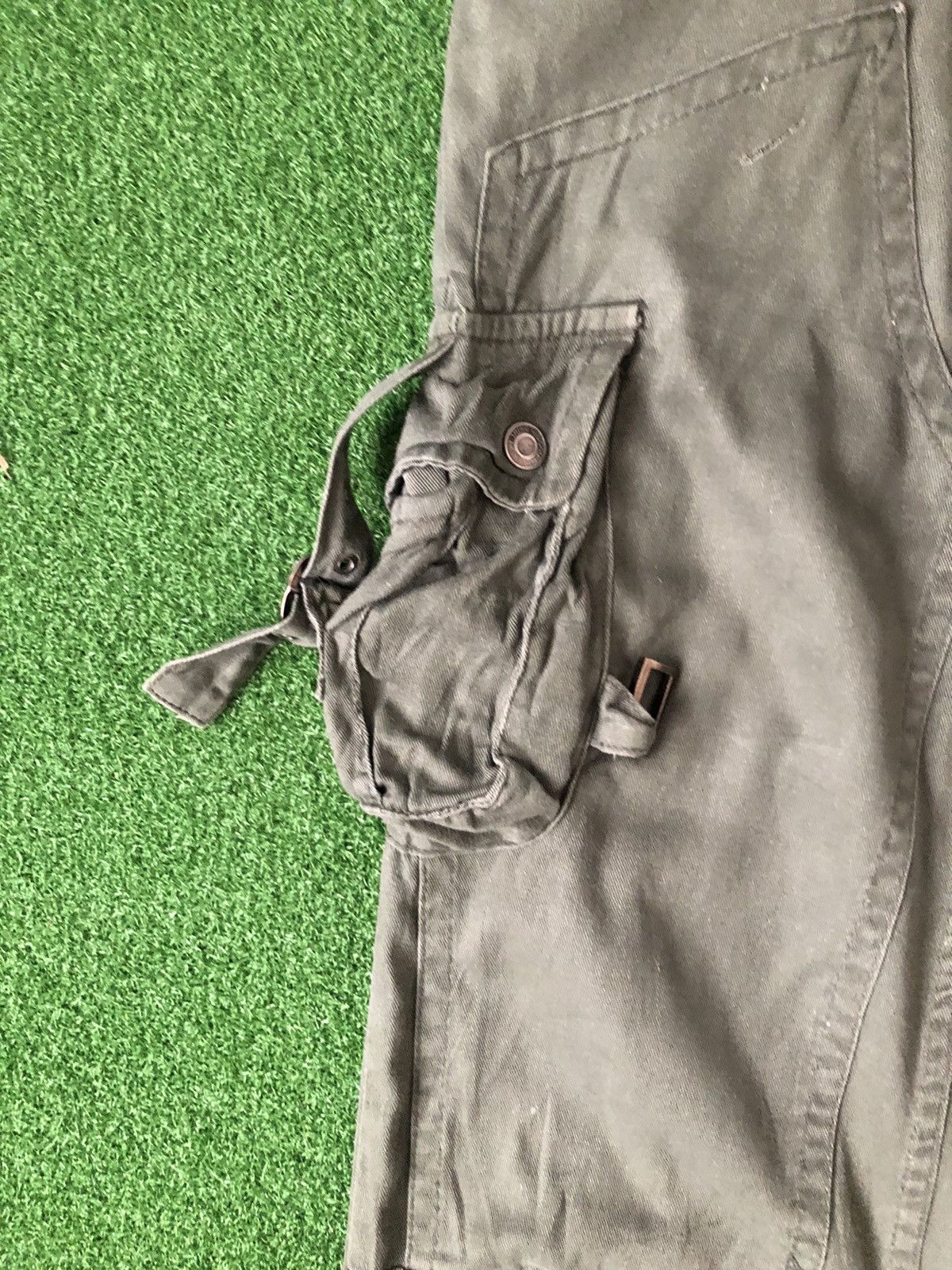 Japanese Brand Vintage Bike star Bondage Cargo Pants Size US 31 - 6 Thumbnail