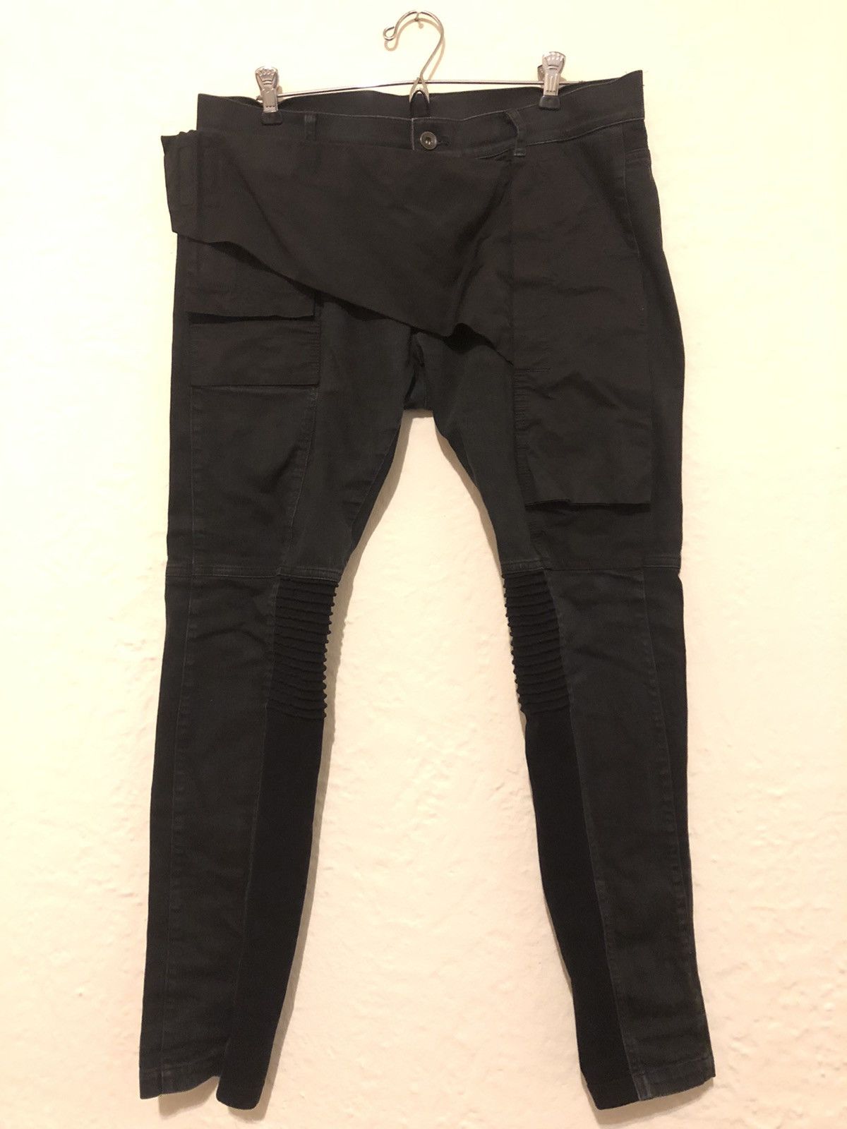 Rick Owens Mainline Memphis Black Denim Jeans *RARE NO WAX Size US 32 / EU 48 - 2 Thumbnail