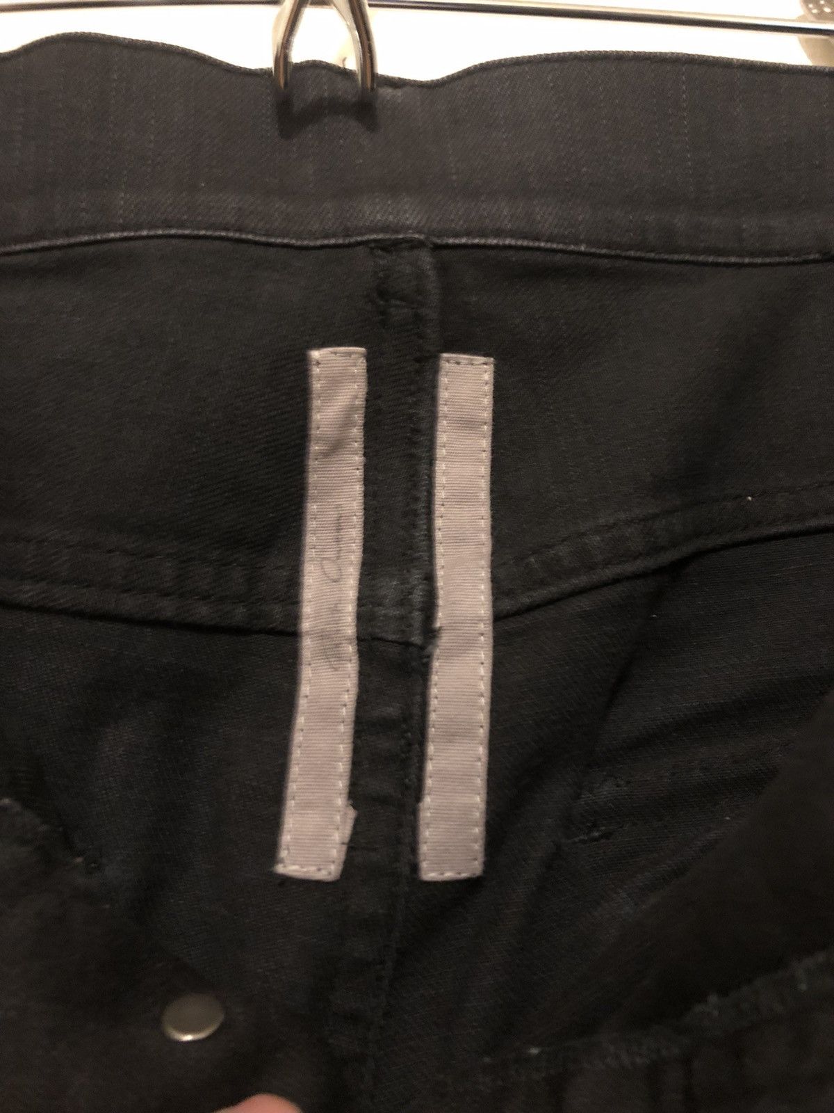 Rick Owens Mainline Memphis Black Denim Jeans *RARE NO WAX Size US 32 / EU 48 - 4 Thumbnail