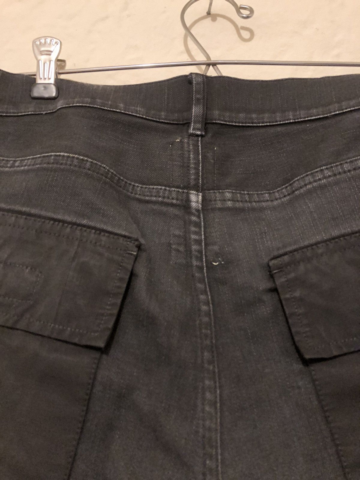 Rick Owens Mainline Memphis Black Denim Jeans *RARE NO WAX Size US 32 / EU 48 - 5 Thumbnail